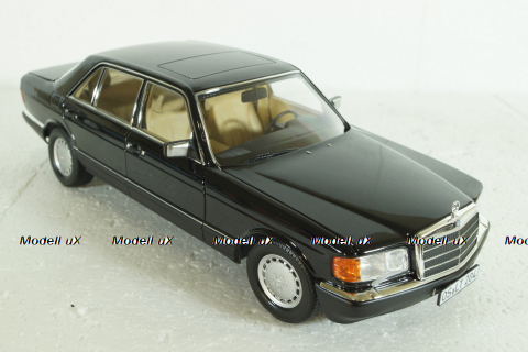 Mercedes 560 SEL (W126) 1989, black, 183793 , Norev 1:18