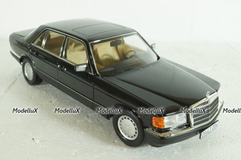 Mercedes 560 SEL (W126) 1989, black, 183793 , Norev 1:18