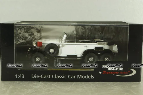 Mercedes G4 (W31) cabriolet 6x6 1938, white, PM43706W, Signature Models 1:43
