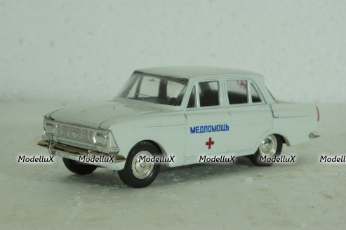 Москвич-412, медпомощь, Июль 2011г., Агат 1:43
