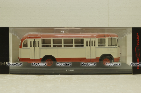 ЛИАЗ 158В красно-белый, 04001D, Classicbus 1:43