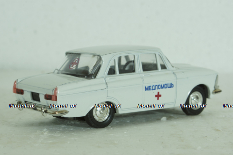 Москвич-412, медпомощь, Июль 2011г., Агат 1:43