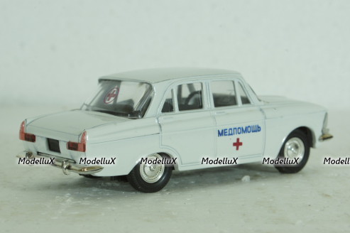 Москвич-412, медпомощь, Июль 2011г., Агат 1:43