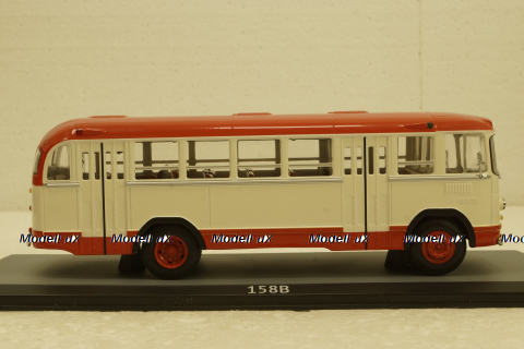 ЛИАЗ 158В красно-белый, 04001D, Classicbus 1:43
