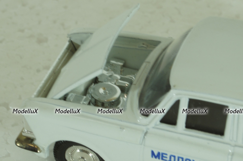 Москвич-412, медпомощь, Июль 2011г., Агат 1:43