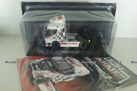 Iveco Stralis Hi-way Abarth 2016, white, Truck Tuning Collection #1, Hachette 1:43