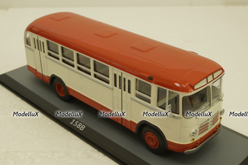 ЛИАЗ 158В красно-белый, 04001D, Classicbus 1:43