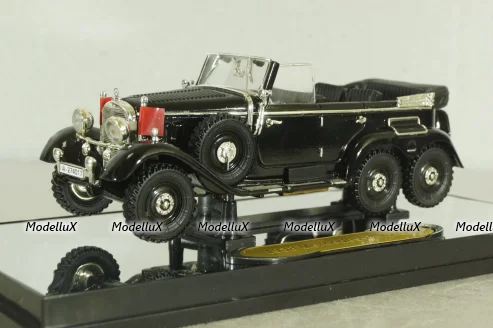 Mercedes G4 (W31) cabriolet 6x6 1938, black, PM43706B, Signature Models 1:43