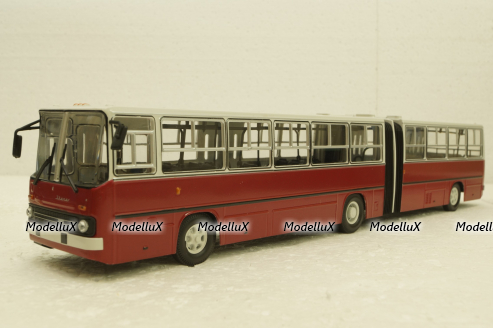 Икарус-280, бело/бордовый, Советкий Автобус 1:43