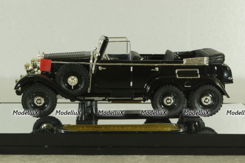 Mercedes G4 (W31) cabriolet 6x6 1938, black, PM43706B, Signature Models 1:43