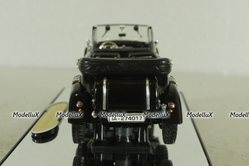 Mercedes G4 (W31) cabriolet 6x6 1938, black, PM43706B, Signature Models 1:43