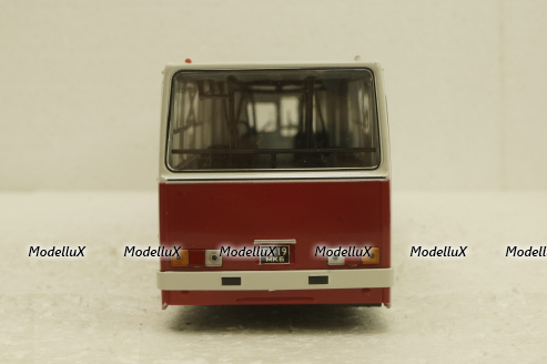 Икарус-280, бело/бордовый, Советкий Автобус 1:43