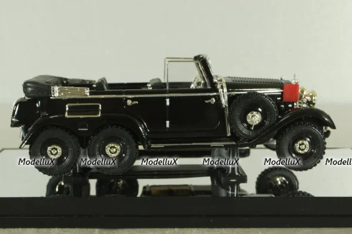 Mercedes G4 (W31) cabriolet 6x6 1938, black, PM43706B, Signature Models 1:43