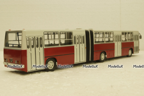 Икарус-280, бело/бордовый, Советкий Автобус 1:43