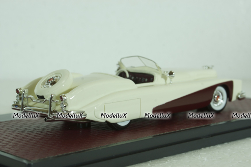 Mercury Templeton Saturn Bob Hope special 1948, white/red, MX51304-022, Marix 1:43
