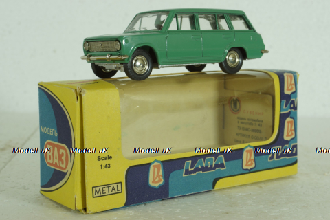 Ваз-2102, зеленый, Ноябрь 1987г., Тантал/Радон 1:43