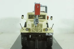 КРАЗ-255Б1 КС-3575 Автокран бежевый/серый, SSM1184, SSM 1:43