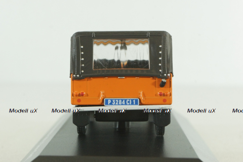 Citroen Baby Brousse, orange/black Ivory Coast, Diecast Club 1:43