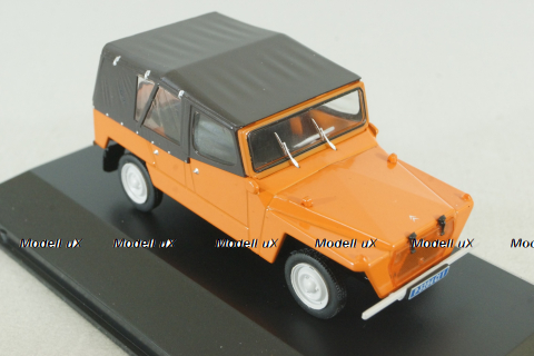 Citroen Baby Brousse, orange/black Ivory Coast, Diecast Club 1:43