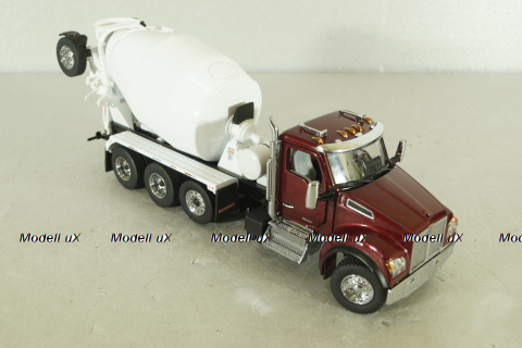 Kenworth T880 SFFA McNeilus bridgemaster mixer, red/white, 71062, Diecast Masters 1:50 Уценка!