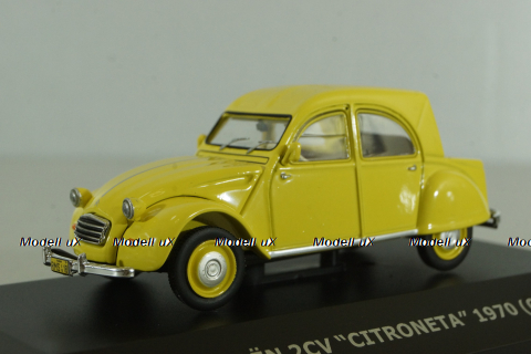 Citroën 2CV Citroneta 1970 (Chile), yellow, Diecast Club 1:43