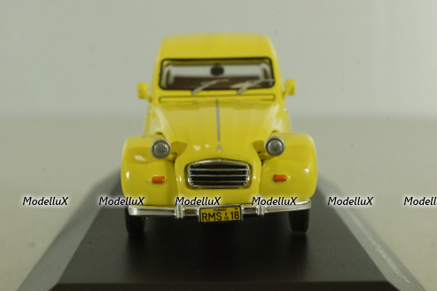 Citroën 2CV Citroneta 1970 (Chile), yellow, Diecast Club 1:43