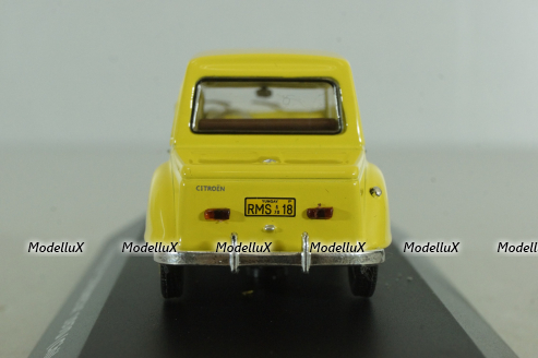 Citroën 2CV Citroneta 1970 (Chile), yellow, Diecast Club 1:43