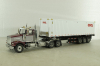 Western Star 4900 SF day cab with 40' dry goods sea container, red/white, 71064, Diecast Masters 1:50