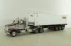 Western Star 4900 SF day cab with 40' dry goods sea container, red/white, 71064, Diecast Masters 1:50