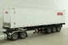 Western Star 4900 SF day cab with 40' dry goods sea container, red/white, 71064, Diecast Masters 1:50