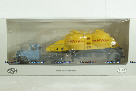 ЗИЛ-130В1 с полуприцепом-муковозом К4-АМГ, SSM7035, SSM 1:43