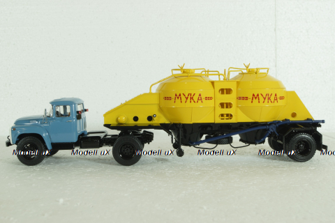 ЗИЛ-130В1 с полуприцепом-муковозом К4-АМГ, SSM7035, SSM 1:43