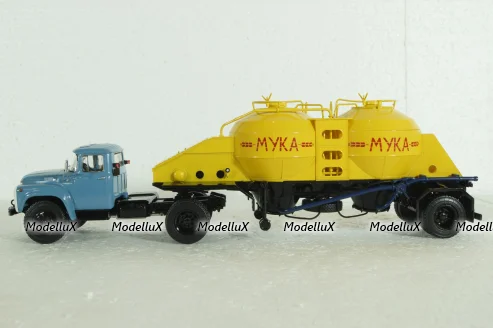 ЗИЛ-130В1 с полуприцепом-муковозом К4-АМГ, SSM7035, SSM 1:43