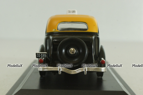 Ford V8 Montevideo TAXI 1950 black, Leo Models 1:43