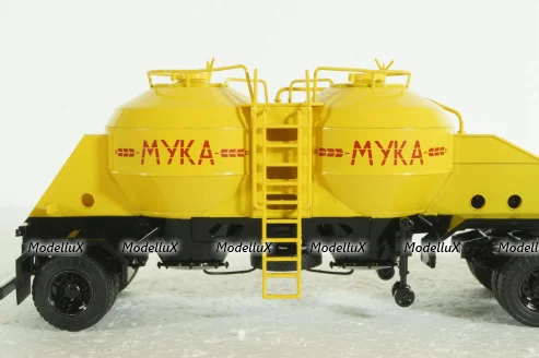 ЗИЛ-130В1 с полуприцепом-муковозом К4-АМГ, SSM7035, SSM 1:43