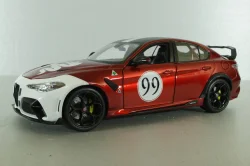 Alfa Romeo Giulia GTAm #99 racing 2020, BU01449 red/white, Bburago 1:18