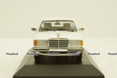 Mercedes 230E (W123) 1982, white, 943032206, Maxichamps 1:43