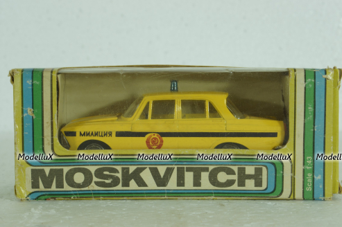 Москвич-408 А1 Милиция, Апрель 1982г.,, Тантал/Радон 1:43