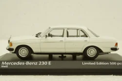 Mercedes 230E (W123) 1982, white, 943032206, Maxichamps 1:43