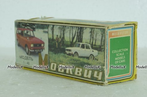 Москвич-408 А1 Милиция, Апрель 1982г.,, Тантал/Радон 1:43