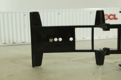 Western Star 4900 SF day cab with 40' dry goods sea container, red/white, 71064, Diecast Masters 1:50