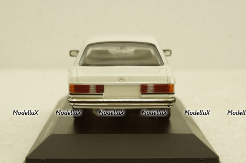 Mercedes 230E (W123) 1982, white, 943032206, Maxichamps 1:43