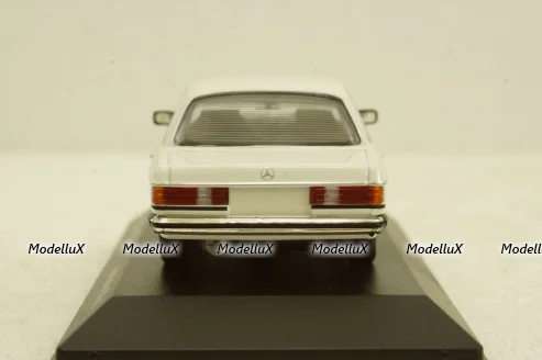 Mercedes 230E (W123) 1982, white, 943032206, Maxichamps 1:43
