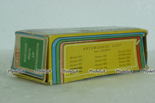 Москвич-408 А1 Милиция, Апрель 1982г.,, Тантал/Радон 1:43