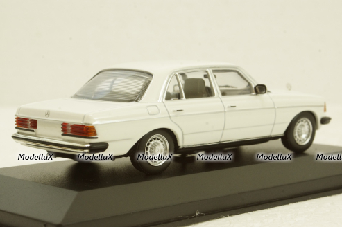 Mercedes 230E (W123) 1982, white, 943032206, Maxichamps 1:43