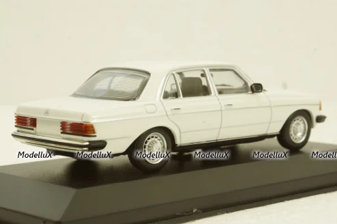 Mercedes 230E (W123) 1982, white, 943032206, Maxichamps 1:43