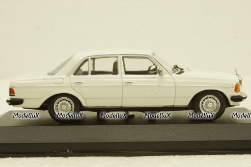 Mercedes 230E (W123) 1982, white, 943032206, Maxichamps 1:43