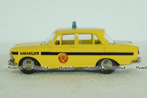 Москвич-408 А1 Милиция, Апрель 1982г.,, Тантал/Радон 1:43