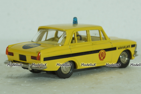Москвич-408 А1 Милиция, Апрель 1982г.,, Тантал/Радон 1:43