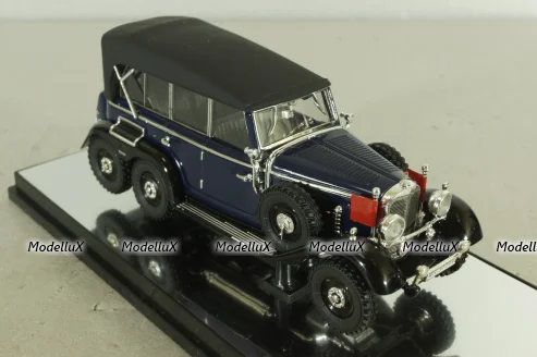Mercedes G4 (W31) 6x6 1938 blue, PM43710, Signature Models 1:43